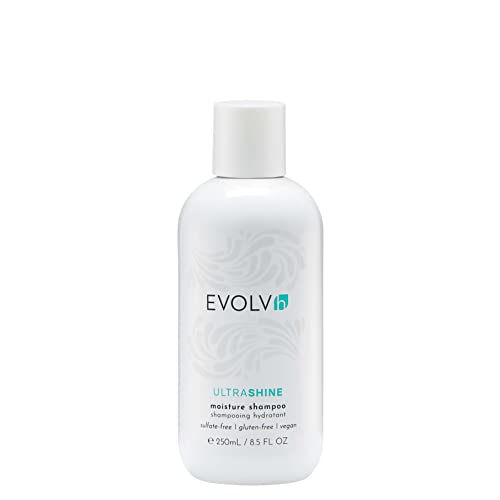 EVOLVh UltraShine Moisture Shampoo - Boosts Shine, Nourishes Hair, Vegan & Non-Toxic - 8.5oz