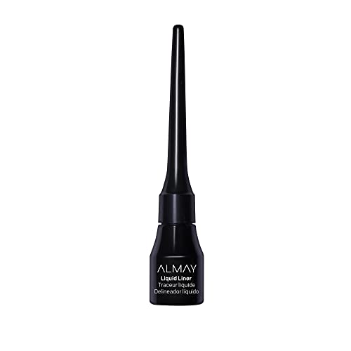 Almay Liquid Eyeliner - Waterproof, Fade-Proof Formula, Hypoallergenic - 0.1 Oz, 221 Black