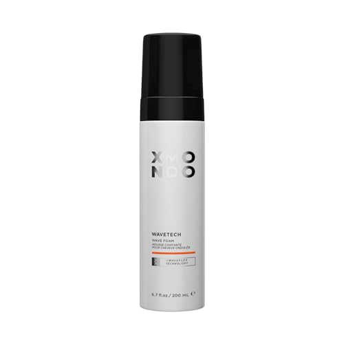 XMONDO Hair Wavetech Wave Foam - Enhances Waves, Controls Frizz, Vegan
