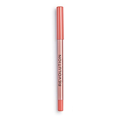 Makeup Revolution Satin Kiss Lip Liner - Long-Wearing, Vegan, Cruelty-Free, White Wedding