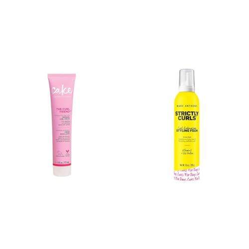 Cake Beauty & Marc Anthony Hair Care Bundle - Frizz-Free Curls, Moisturizing Oils - 2 Items