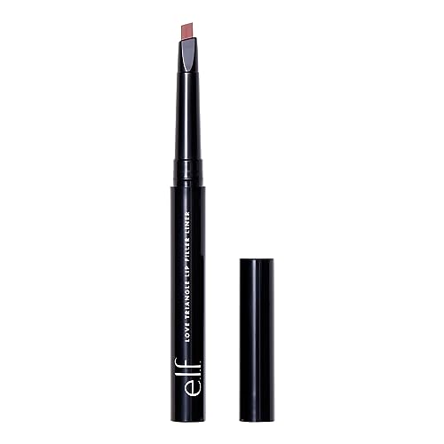 e.l.f. Love Triangle Lip Filler Liner - Sculpting & Filling, Long-Lasting Color, Vegan - Soft Pink