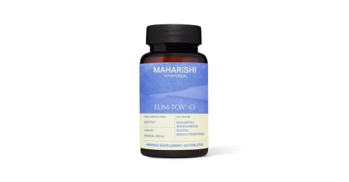 Maharishi Ayurveda Elim-Tox Detox Supplement - Supports Digestion & Liver Health - 60 Tablets