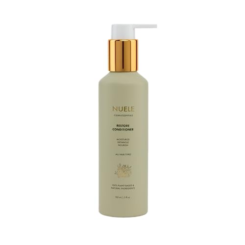 Nuele Restore Conditioner - Moisturizes, Detangles & Nourishes, 100% Plant-Based - 5 Fl Oz