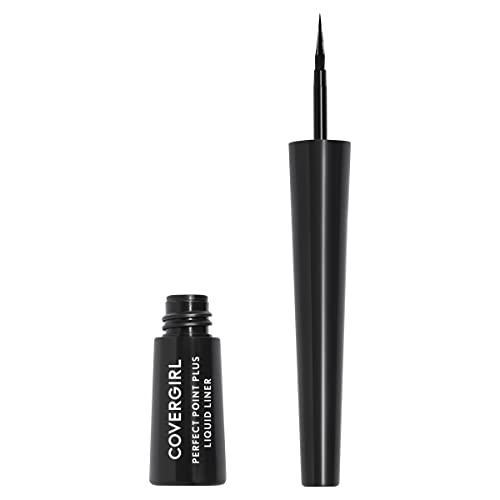 Covergirl Perfect Point Plus Liquid Eyeliner - Long-Lasting, Mess-Proof Black Onyx - 0.08 Fl Oz