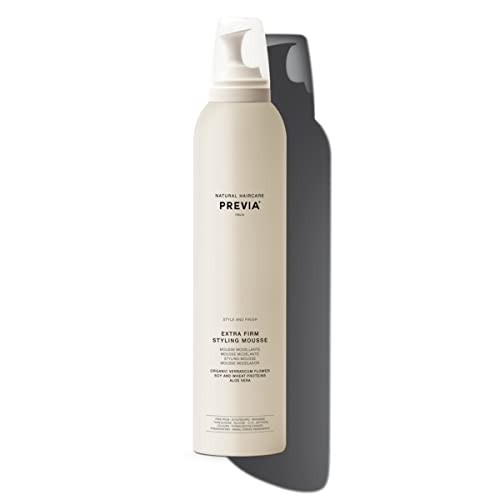 PREVIA Hair Mousse - Volumizing, Hydrating, Natural Ingredients, Heat Protection - 300ml