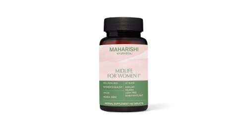 Maharishi Ayurveda Midlife for Women - Hormone Balance & Toxin Elimination - 60 Tablets