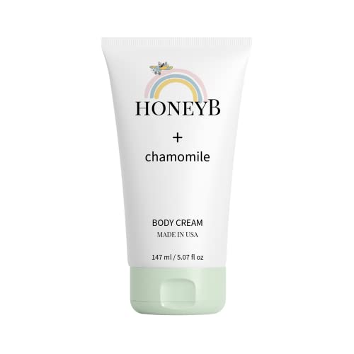 HoneyB Kids Daily Moisturizing Cream - Gentle Hydration with Chamomile & Jojoba Oil - 8oz