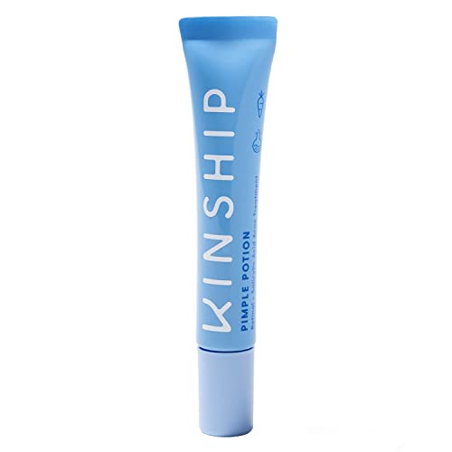 Kinship Pimple Potion - Clear Breakouts, Reduce Pores, Vegan, 2% BHA Treatment - 0.53 oz