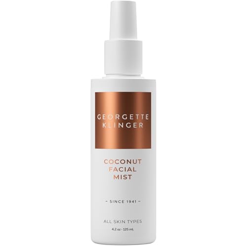 Georgette Klinger Coconut Facial Mist - Hydrating Makeup Setting Spray with Antioxidants - 4.2 oz