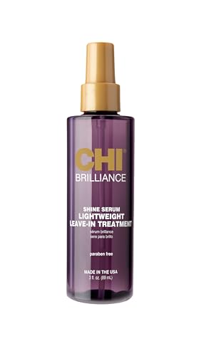 CHI Brilliance Shine Serum - Superior Smoothness & Manageability, Cruelty-Free, 6 Oz