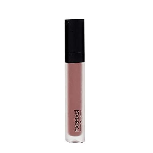 FARMASi Matte Liquid Lipstick - Long-Lasting Comfort, Vitamin E Infused - 0.14 fl. oz (Au Natural)