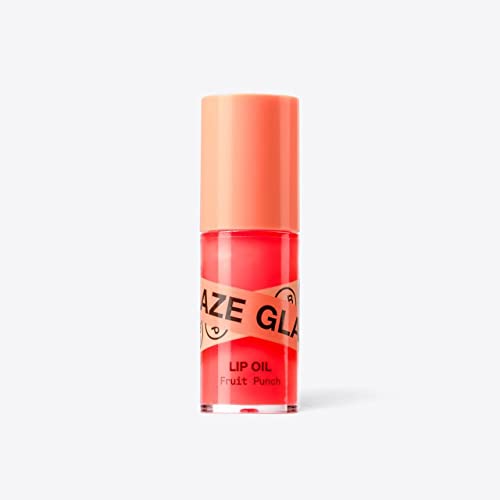 INNBeauty Project Glaze Lip Oil - Moisturizing & Plumping, Fruit Punch Flavor - 0.20oz