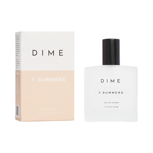 Dime Beauty Perfume 7 Summers - Uplifting Floral Scent, Hypoallergenic, Vegan - 1.7 oz