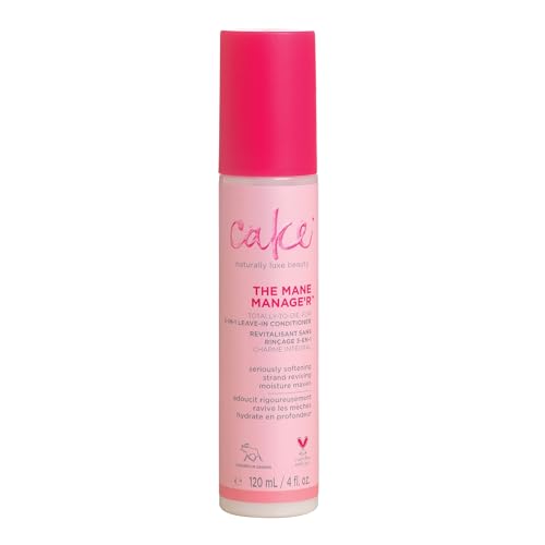 Cake Beauty Leave-in Conditioner - Moisturizes & Softens with Biotin, Coconut Oil - 4 Fl Oz