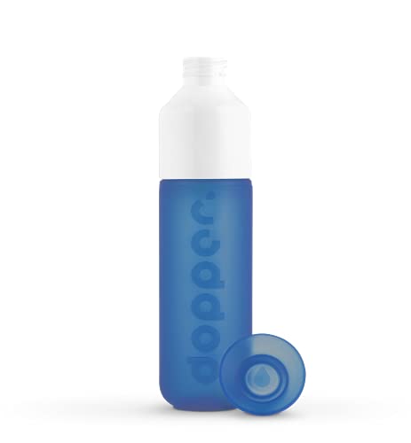 Preserve Dopper Water Bottle - BPA Free, Promotes Tap Water, Dishwasher Safe - 15.25oz, Pacific Blue