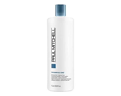 Paul Mitchell Shampoo One - Balanced Clean, Color Safe, Vegan, Tropical Coconut Scent - 33.8oz