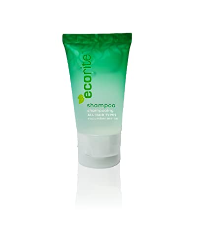 Ecorite Shampoo - Refreshing Cucumber-Melon, Biodegradable Tube, 1oz, Pack of 288