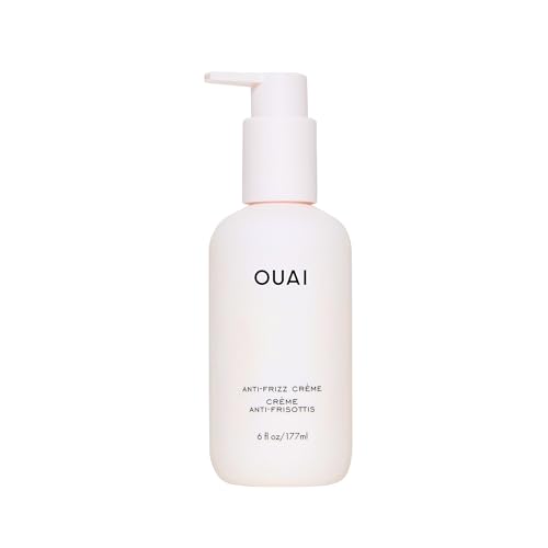 OUAI Hair Styling Cream - Frizz Control & Heat Protection, Hydrating Jackfruit & Beetroot - 6 oz