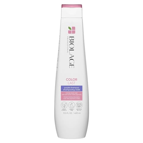 Biolage Color Last Purple Shampoo - Neutralizes Brass, Paraben-Free, Vegan - 13.5 Fl. Oz