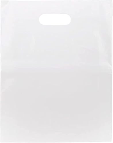 ClearBags Retail Plastic Shopping Bags - Tear Resistant, 100% Recyclable, 12x15 Size - 100 Count