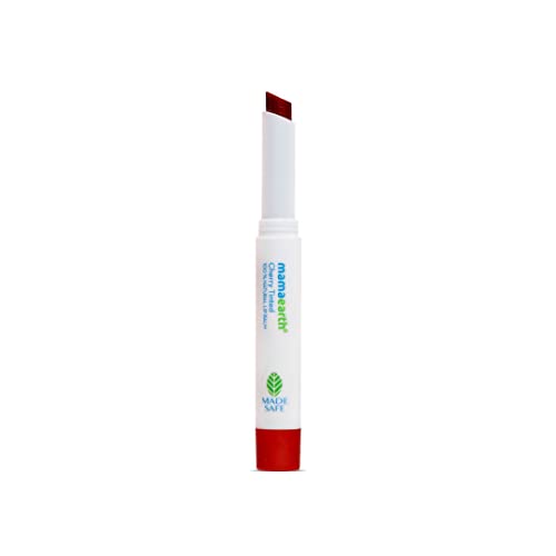 Mamaearth Cherry Tinted Lip Balm - 12-Hour Moisturization, Natural Ingredients - 0.07 Oz