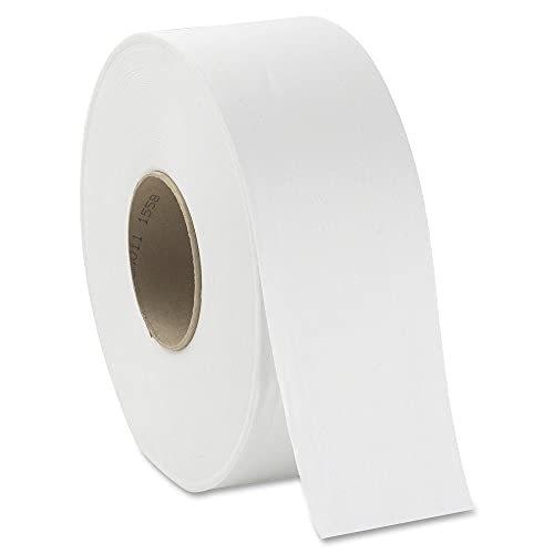 Georgia-Pacific Jumbo Jr. 2-Ply Toilet Paper - 25% Recycled Fiber, Efficient Use - 8 Rolls