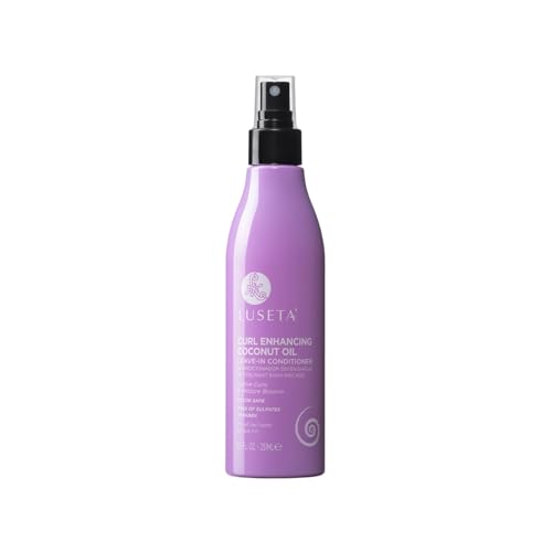 Luseta Leave-in Hair Conditioner - Moisturizes, Defines Curls, Frizz Control, Coconut Oil - 8.5oz