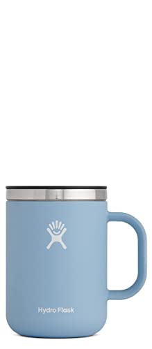 Hydro Flask Mug - Insulated Travel Cup, BPA-Free, Soft Touch - 12oz Stainless Steel Rain