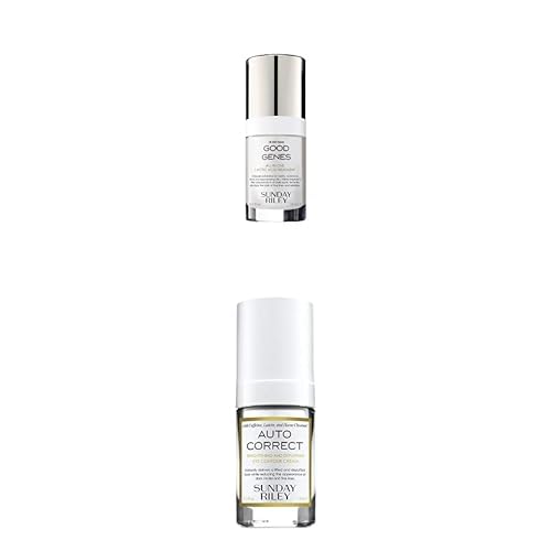 Good Genes Face Serum & Eye Cream Set - Brightens, Depuffs, Cruelty-Free - 0.5oz + 0.5oz