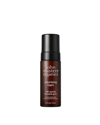 John Masters Organics Hair Mousse - Volume & Hold, Strengthens with Organic Ingredients - 5.2oz