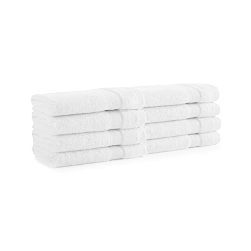 Aston & Arden Turkish Washcloths - Plush & Soft, GRS Certified Recycled Cotton - Set of 8, 13x13