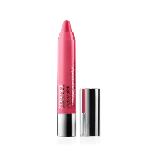 Clinique Chubby Stick Lip Balm - Hydrating & Nourishing, Sheer Color, Super Strawberry - 0.1oz