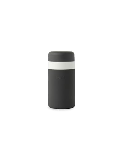 W&P Porter Insulated Bottle - Pure Ceramic Coating, Leakproof, Dishwasher Safe - 12 oz, Charcoal