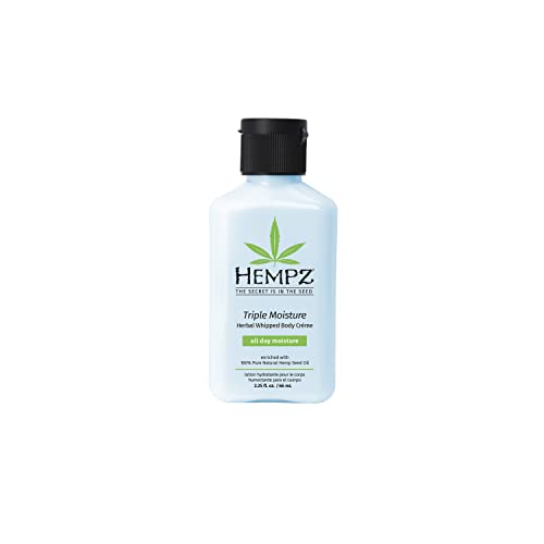 Hempz Natural Moisturizer - 24-Hour Hydration with Hemp Seed Oil, Vegan & Paraben-Free - 17oz