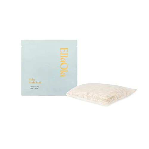 EllaOla Baby Bath Treatment - Relieves Dry, Itchy Skin with Organic Oatmeal & Prebiotics - 1 Sachet