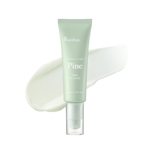 9 Wishes Pine Treatment Cream - Tightens Pores, Improves Texture with Pine Extract - 1.7 fl.oz