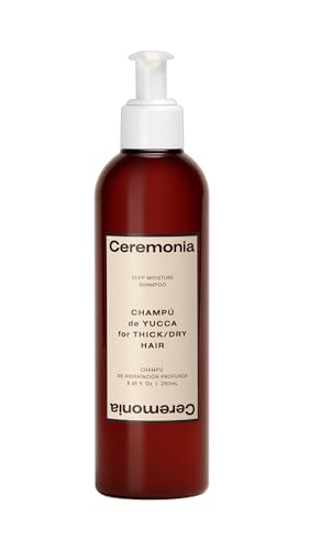 Ceremonia Moisturizing Shampoo - Deep Cleansing, Boosts Shine, Color Safe - 8.5 Fl Oz