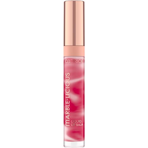 Catrice Marble-licious Liquid Lip Balm - Nourishing Coconut Oil, Glossy Finish, Vegan - 40g