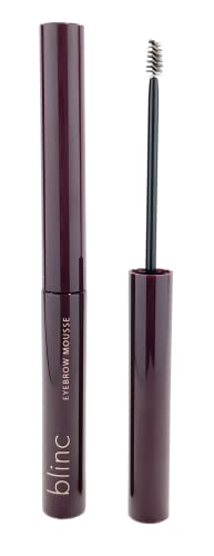 Blinc Eyebrow Mousse - Extreme Hold, Waterproof & Vegan with Peptides - Auburn, 4.7mL