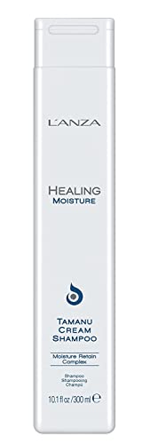 L'ANZA Tamanu Cream Shampoo - Moisturizes & Restores Dry Hair, Sulfate-Free, 10.1oz