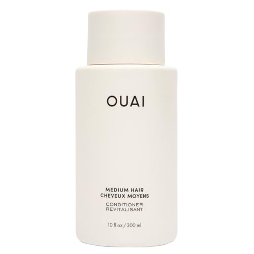 OUAI Medium Conditioner - Hydrates, Strengthens & Repairs with Coconut Oil, 10 oz