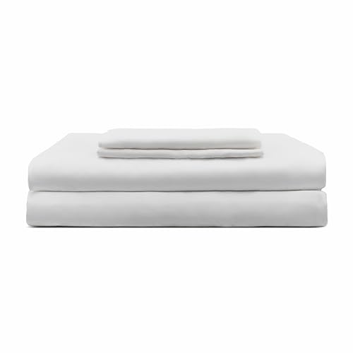 Sheets & Giggles Eucalyptus Lyocell Bed Sheet Set - All-Season, Hypoallergenic, Vegan - 400TC