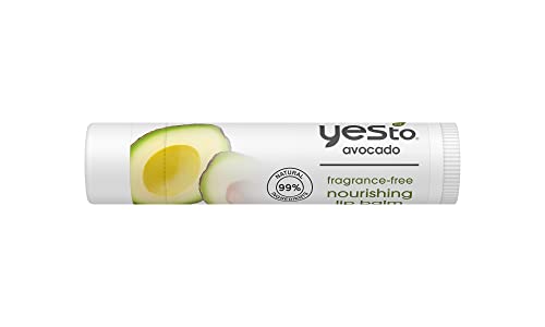 Yes To Lip Balm - Nourishing Avocado Hydration, Omega-3 & Hyaluronic Acid - 0.15 Oz, 3-Pack