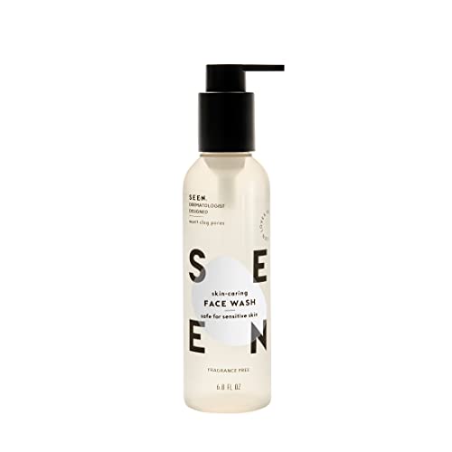 SEEN Face Wash - Non-Comedogenic, Dermatologist-Developed for Sensitive & Acne-Prone Skin