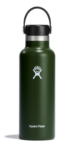 Hydro Flask Standard Mouth Bottle - Keeps Drinks Hot/Cold, BPA-Free & Durable - 24oz