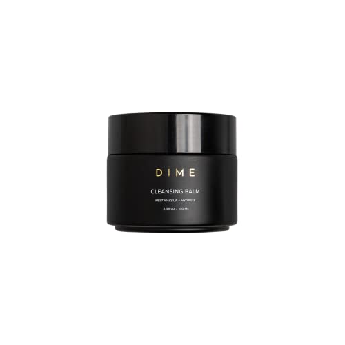 DIME Beauty Cleansing Balm - Hydrating Makeup Remover, Vegan & Cruelty-Free - 3.38 oz