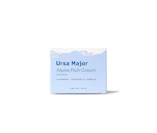 Ursa Major Alpine Rich Cream - Deep Hydration, Supports Skin Barrier, Vegan - 1.69oz