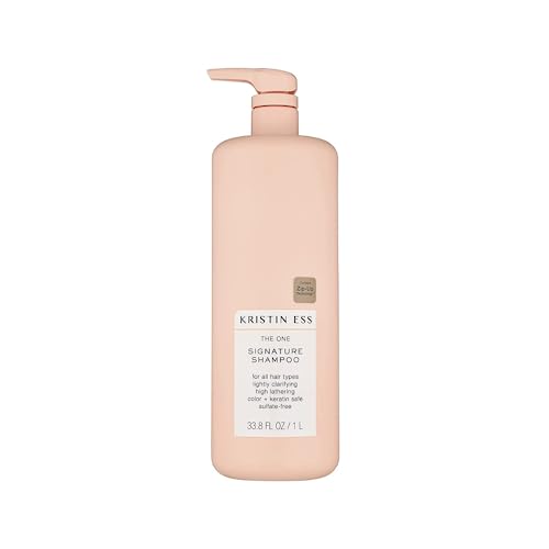 Kristin Ess Hair One Shampoo - Lightly Clarifying, Hydrating, Vegan, Color Safe - 33.8 fl oz