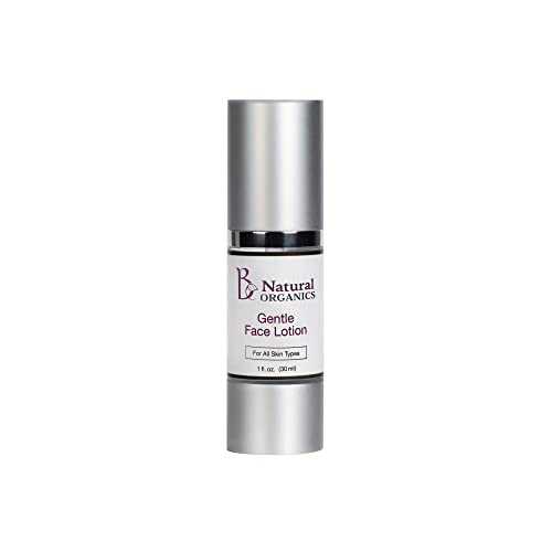 Be Natural Organics Face Moisturizer - Soothing, Lightweight, Non-Irritating - 1 Oz